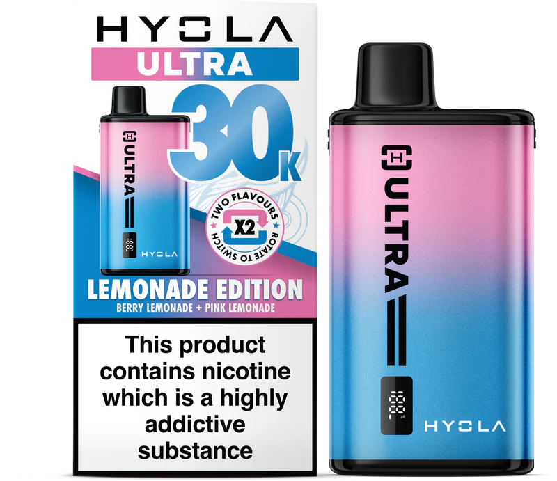 HU_Lemonade_Edition_Device___Box_1 Hyola Ultra 30K- Prefilled Pod Kit/ Lemonade Edition 20mg - Image 1